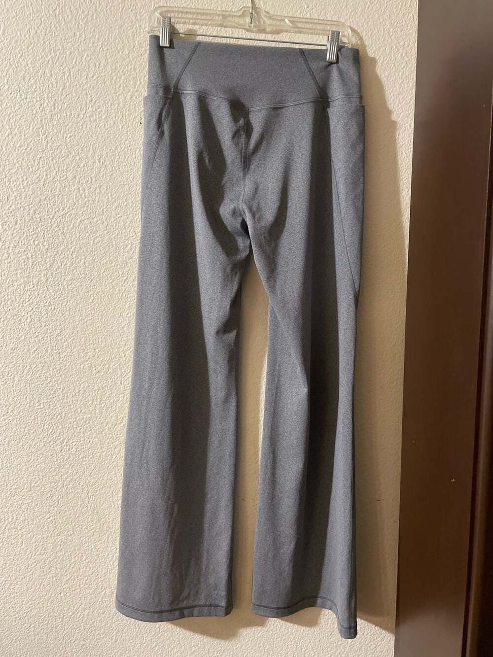 Tek Gear Ultrastretch Womens Large Gray Flare Leg Yoga Pants Activewear